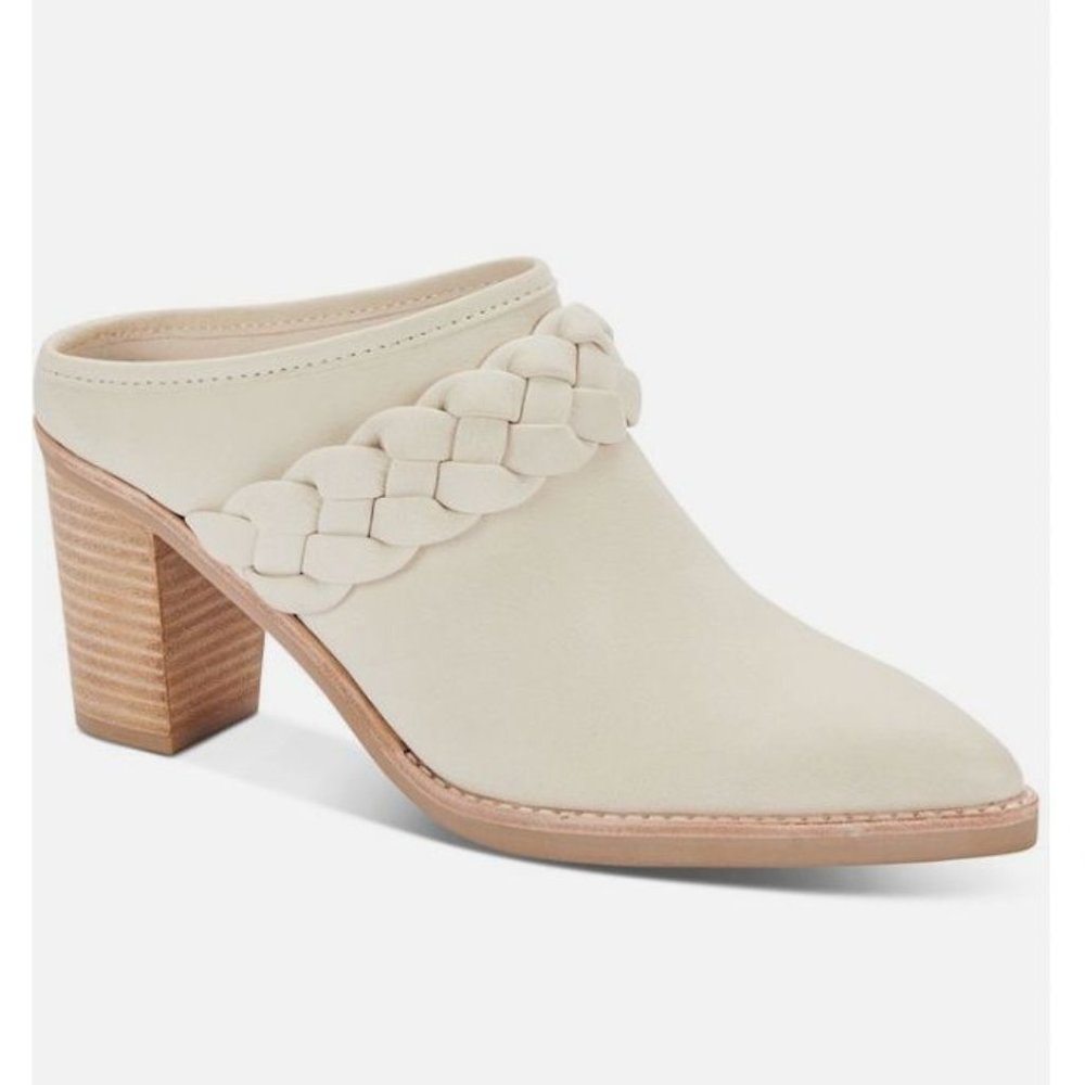 Dolce Vita Serla Mules in Ivory Nubuck